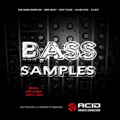 Product picture Acid Records - 200 Bass Samples