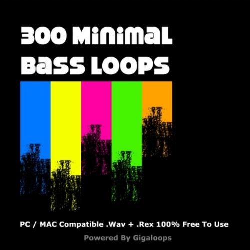 Product picture GigaLoops - 300 Minimal Bass Loops